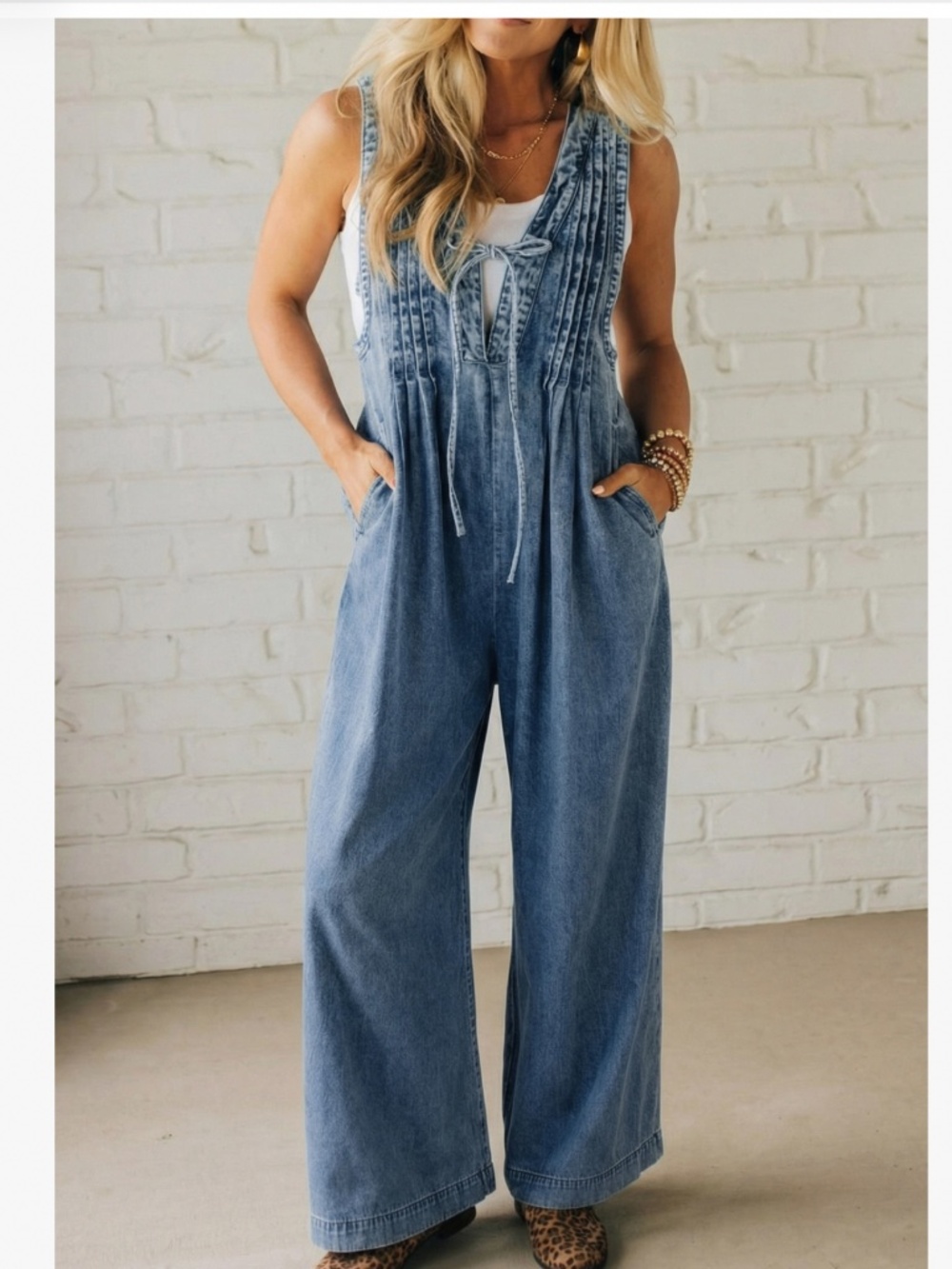🎉 GIA JEAN “ MIRA “ GIA JEAN One Piece PINTUCK Jumpsuit Romper 72